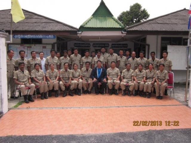 รณรงค์ป้องกันภัยทางถนนช่วงเทศกาลสงกรานต์ 2556