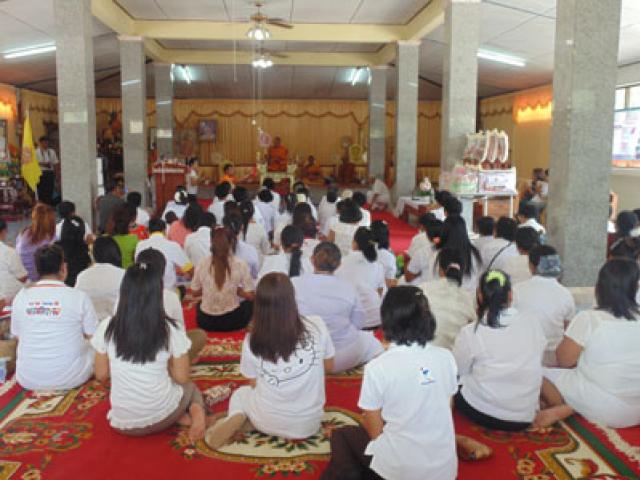 โครงการเข้าวัดฟังธรรม วันธรรมสวนะ ครั้งที่ ๑ ประจำปี ๒๕๕๗